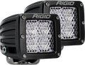 Diffused Surface Mount Black Pair D-Series Pro RIGID Industries