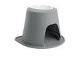 WeatherTech Pet Feeding System Single High 96oz 14in. Poly Bowl - Dark Grey