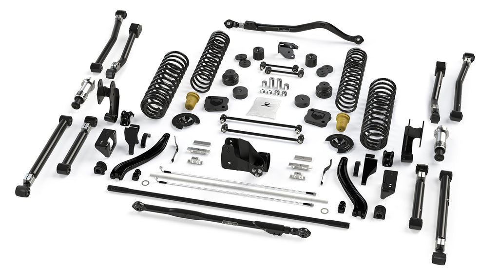20-Up Jeep Gladiator 3.5 Inch Alpine RT3 Short Arm Extended-Travel Suspension System No Shocks TeraFlex