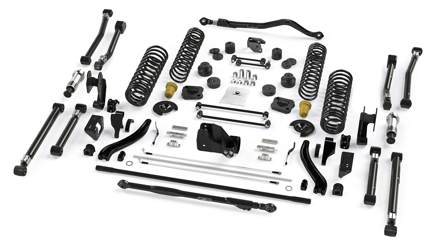 20-Up Jeep Gladiator 3.5 Inch Alpine RT3 Short Arm Extended-Travel Suspension System No Shocks TeraFlex