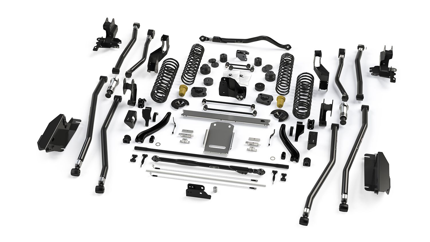 20-Up Jeep Gladiator 3.5 Inch Alpine RT3 Long Arm Extended-Travel Suspension System No Shocks TeraFlex