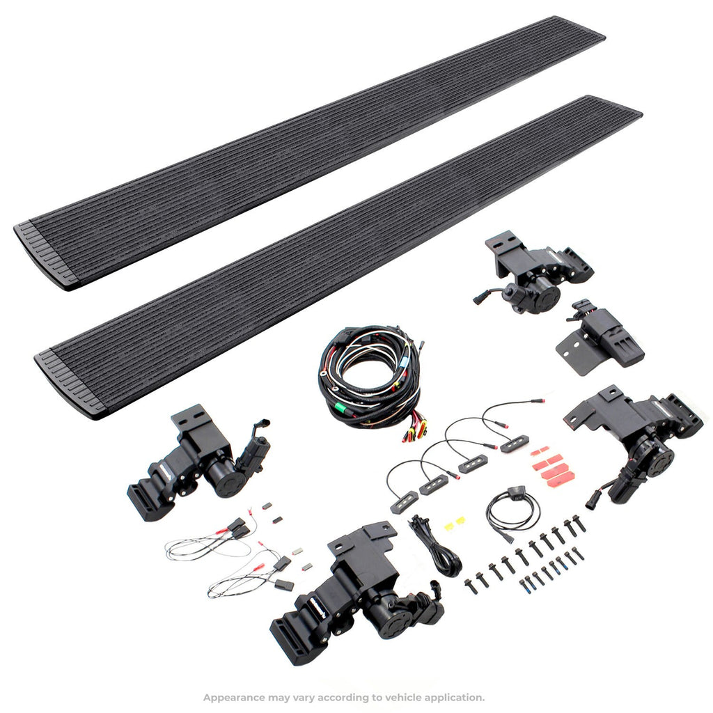 RealTruck VoltStep Electric Running Board Kit Protective Bedliner Coating 2009-2018 Dodge Ram 1500 Go Rhino