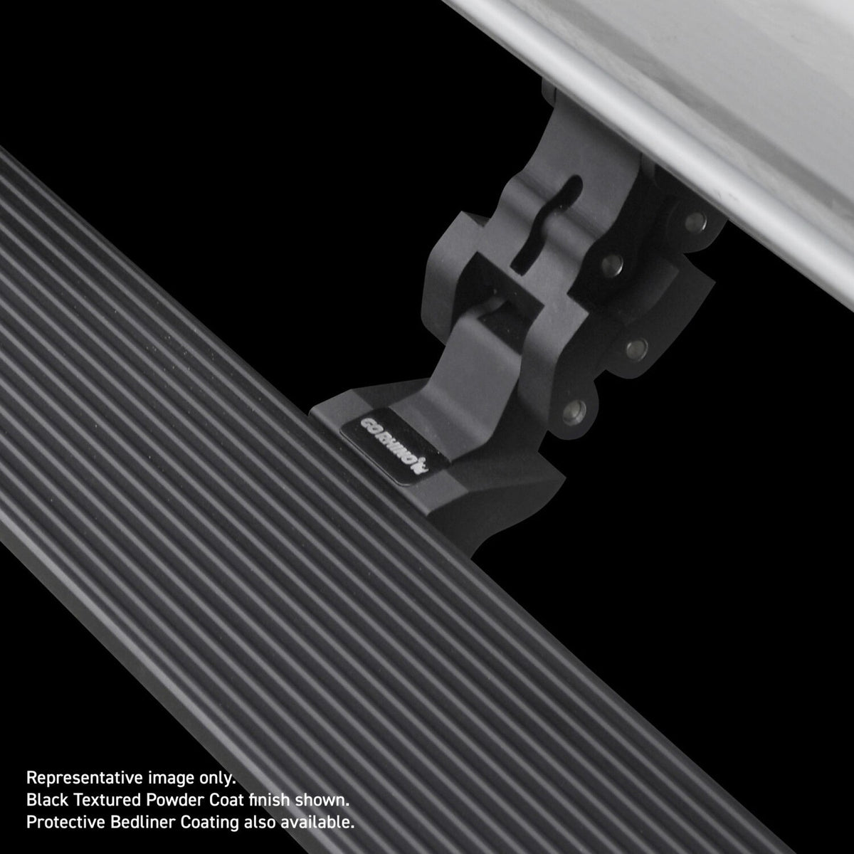 RealTruck VoltStep Electric Running Board Kit Protective Bedliner Coating 2021-2025 Ford Bronco Go Rhino
