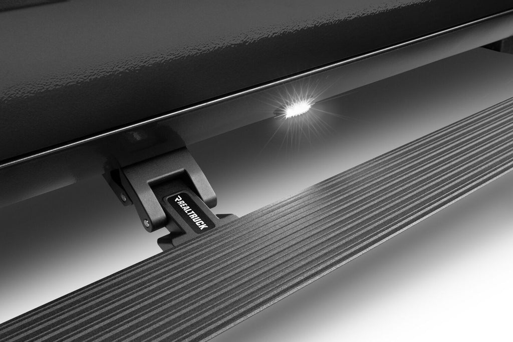 RealTruck VoltStep Electric Running Board Kit Textured Black 2021-2025 Ford Bronco Go Rhino