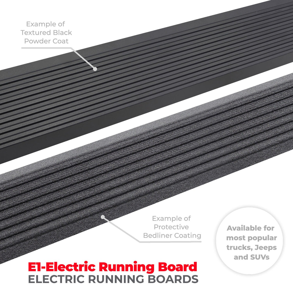 RealTruck VoltStep Electric Running Board Kit Textured Black 2022-2026 Toyota Tundra 4 Door Go Rhino
