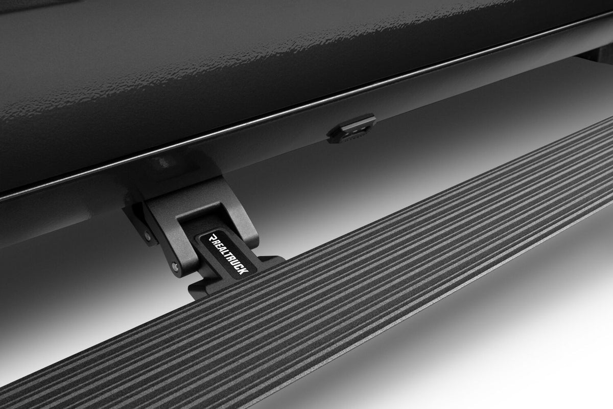 RealTruck VoltStep Electric Running Board Kit Textured Black 2022-2026 Toyota Tundra 4 Door Go Rhino