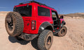 Black Pocket/Rivet Style Smooth Finish Front Fender Flares For 2021-2023 Ford Bronco 2-DR Bushwacker