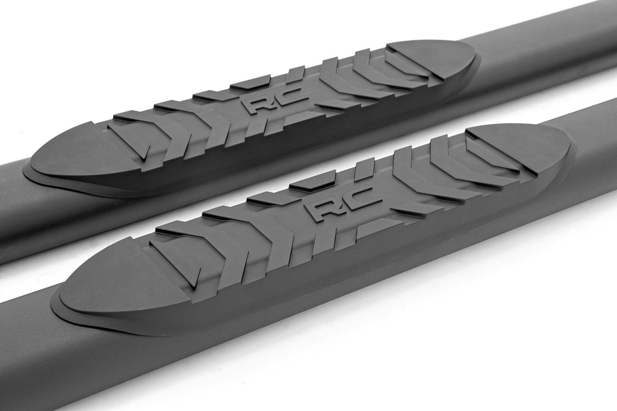 Oval Nerf Step Crew Cab Black Ford F-150 2WD/4WD (2009-2014) Rough Country