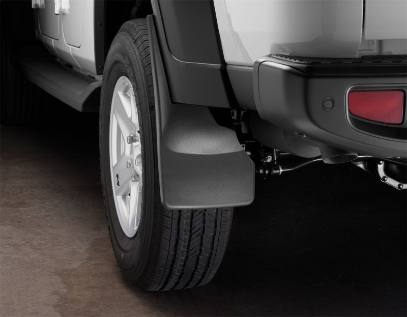 WeatherTech 2020+ Jeep Gladiator Overland/Sport No Drill Mudflaps - Black