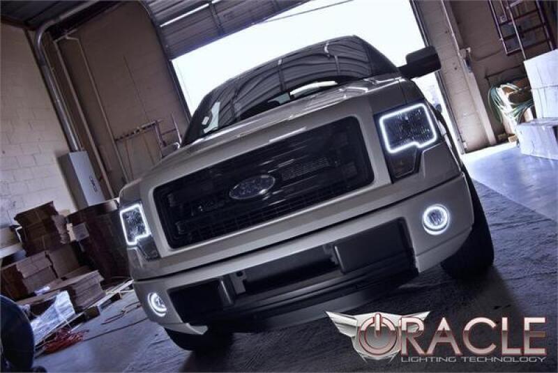 Oracle 06-14 Ford F-150 LED Fog Light Halo Kit - Red