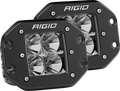 Flood Flush Mount Black Pair D-Series Pro RIGID Industries