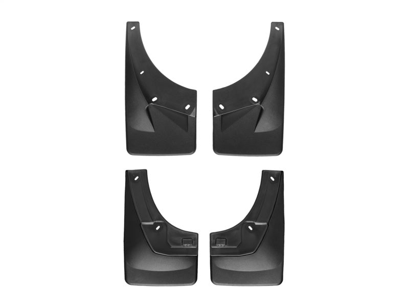 WeatherTech 07+ Chevrolet Avalanche No Drill Mudflaps - Black
