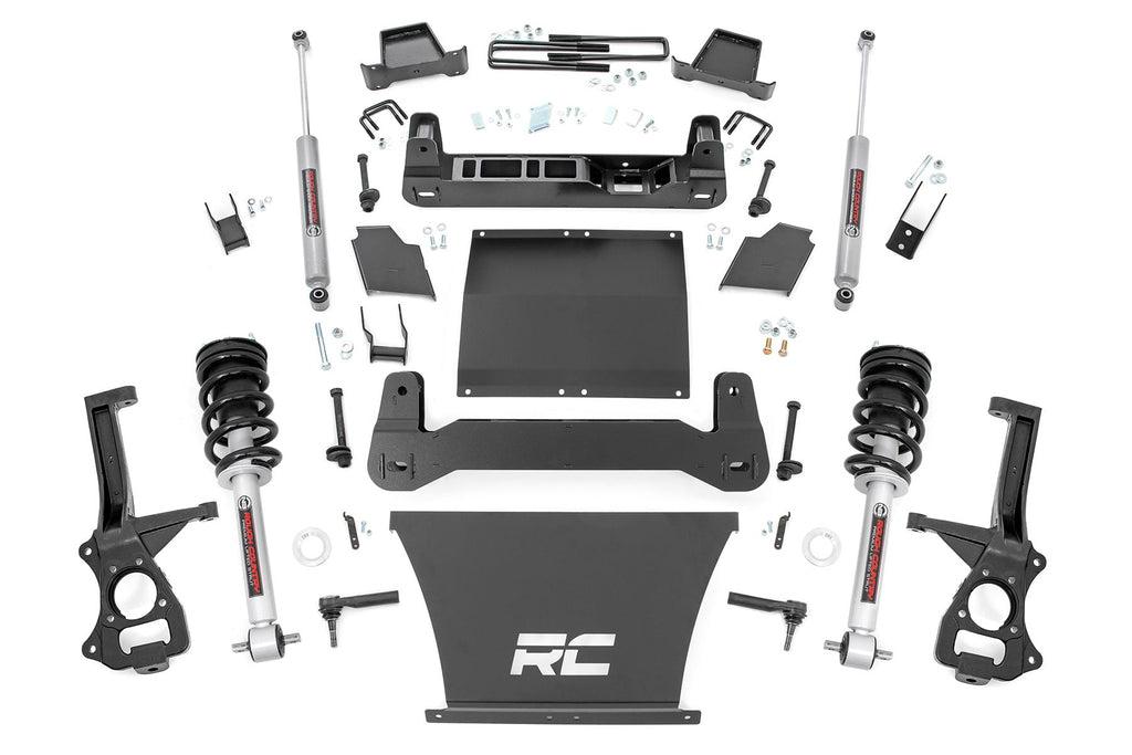 6 Inch Lift Kit N3 Struts Chevy Silverado 1500 4WD (2019-2024) Rough Country