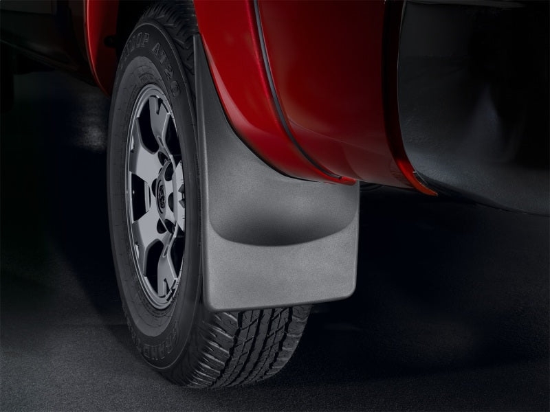 WeatherTech 05-13 Toyota Tacoma No Drill Mudflaps - Black