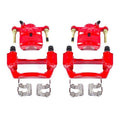 Power Stop 09-13 Subaru Forester Rear Red Calipers w/Brackets - Pair