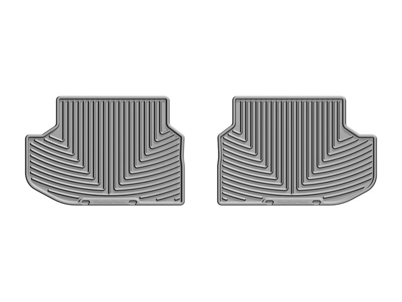 WeatherTech 14-16 BMW 5-Series Rear Rubber Mats - Grey