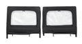 Bestop 20-26 Jeep Gladiator / 18-26 Wrangler JL 4-Door Element Upper Doors (Rear Black Diamond)
