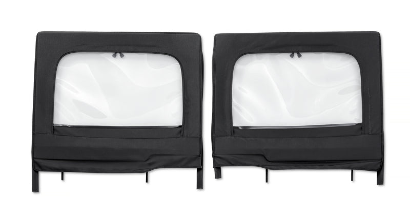 Bestop 20-26 Jeep Gladiator / 18-26 Wrangler JL 4-Door Element Upper Doors (Rear Black Diamond)
