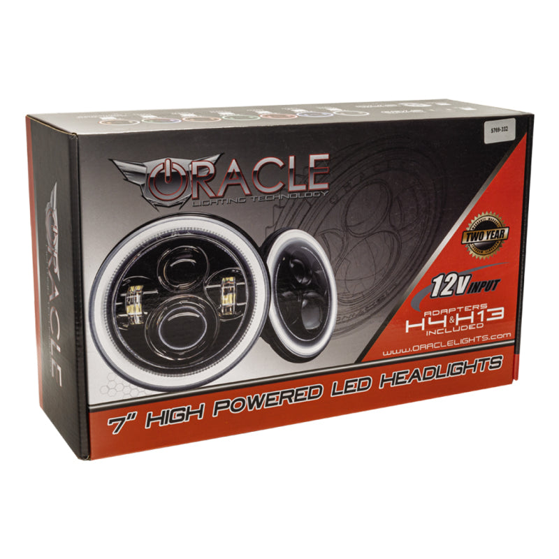 Oracle Jeep Wrangler JL/JT 7in. High Powered LED Headlights (Pair) - w/o Controller