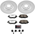Power Stop 14-23 Jeep Cherokee Rear Z36 Coated Truck & Tow Brake Kit
