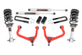 3.5 Inch Lift Kit M1 Struts/M1 Red GMC Sierra 1500 2WD/4WD (2019-2025) Rough Country