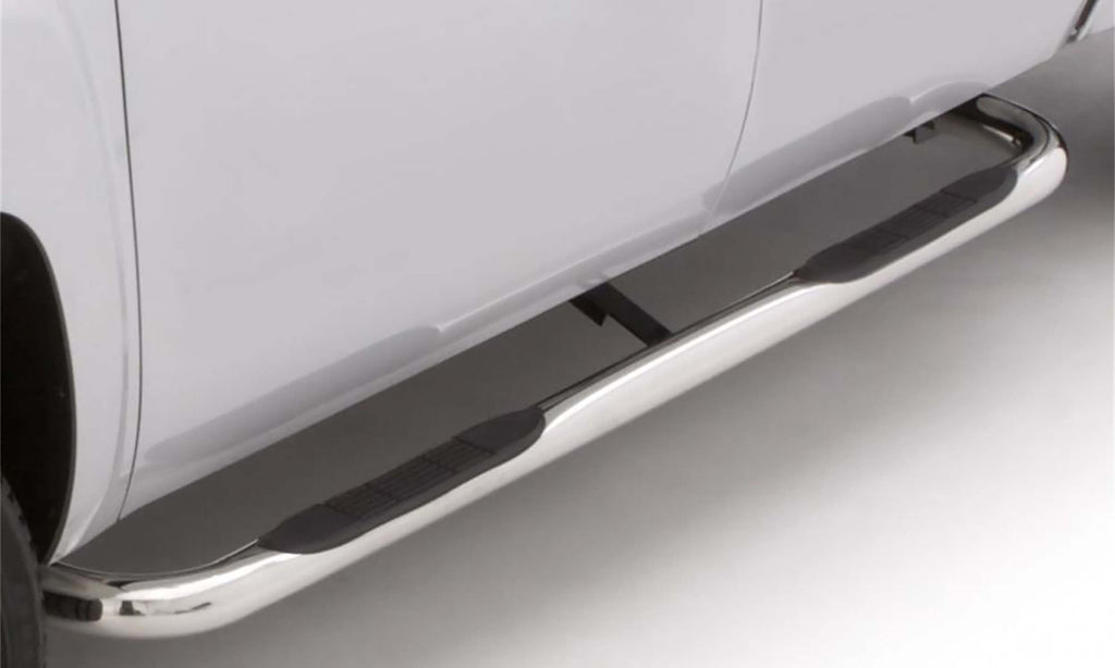3 Inch Round Bent Nerf Bars Polished Stainless 2004-2008 Ford F-150 SuperCab Lund