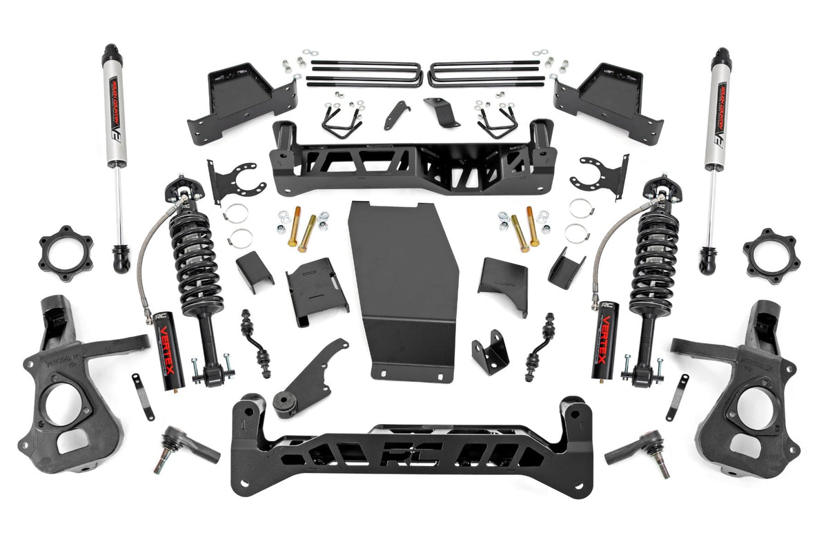 7 Inch Lift Kit Cast Steel Vertex/V2 Silverado/Sierra 1500 4WD (14-18 & Classic) Rough Country