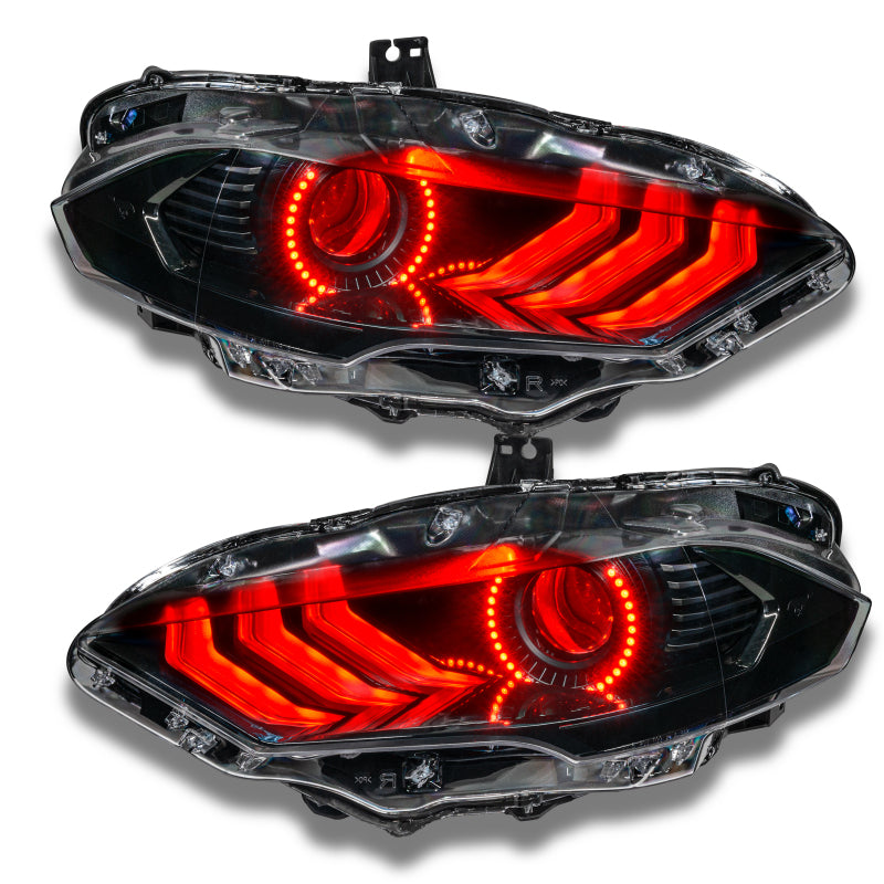 Oracle 18-21 Ford Mustang DRL Upgrade w/ Halo Kit - ColorSHIFT
