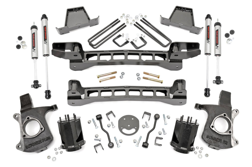 6 Inch Lift Kit V2 Shocks Silverado/Sierra 1500 2WD (99-06 & Classic) Rough Country