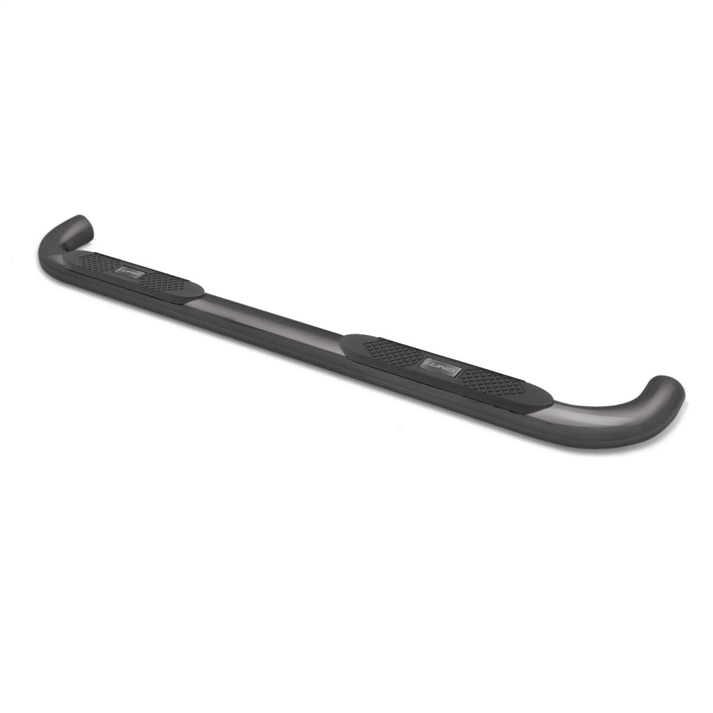 4 Inch Oval Bent Nerf Bars Black 2001-2014 Silverado/Sierra 1500 HD/2500 HD/3500 HD Crew Cab Lund