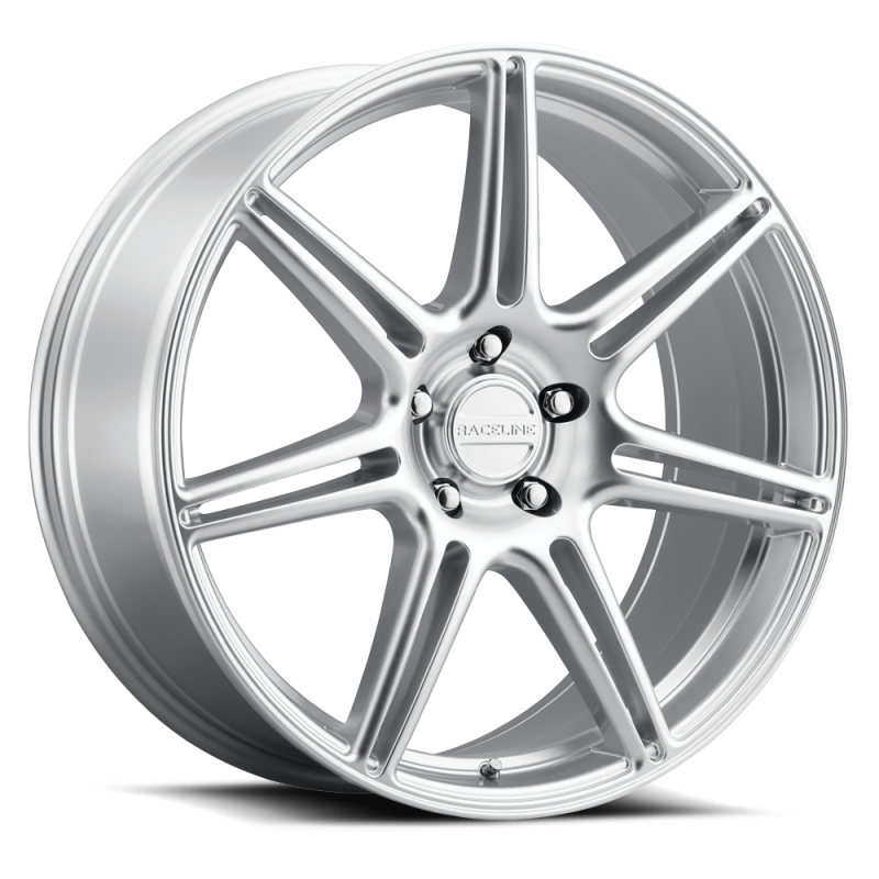 Raceline 148HS Apex 20x8.5in / 5X114.3 BP / 40mm Offset / 72.62mm Bore - Hyper Silver