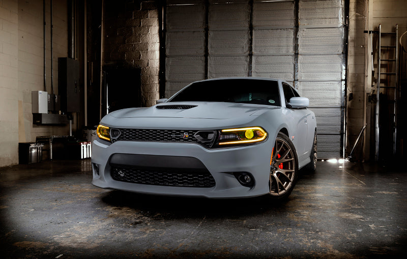 Oracle 15-21 Dodge Charger RGB+W DRL Headlight DRL Kit - ColorSHIFT w/ Simple Controller