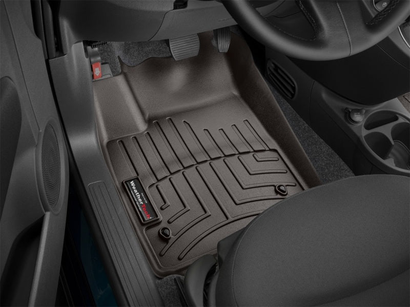 WeatherTech 2011+ Fiat 500 Front FloorLiner - Cocoa