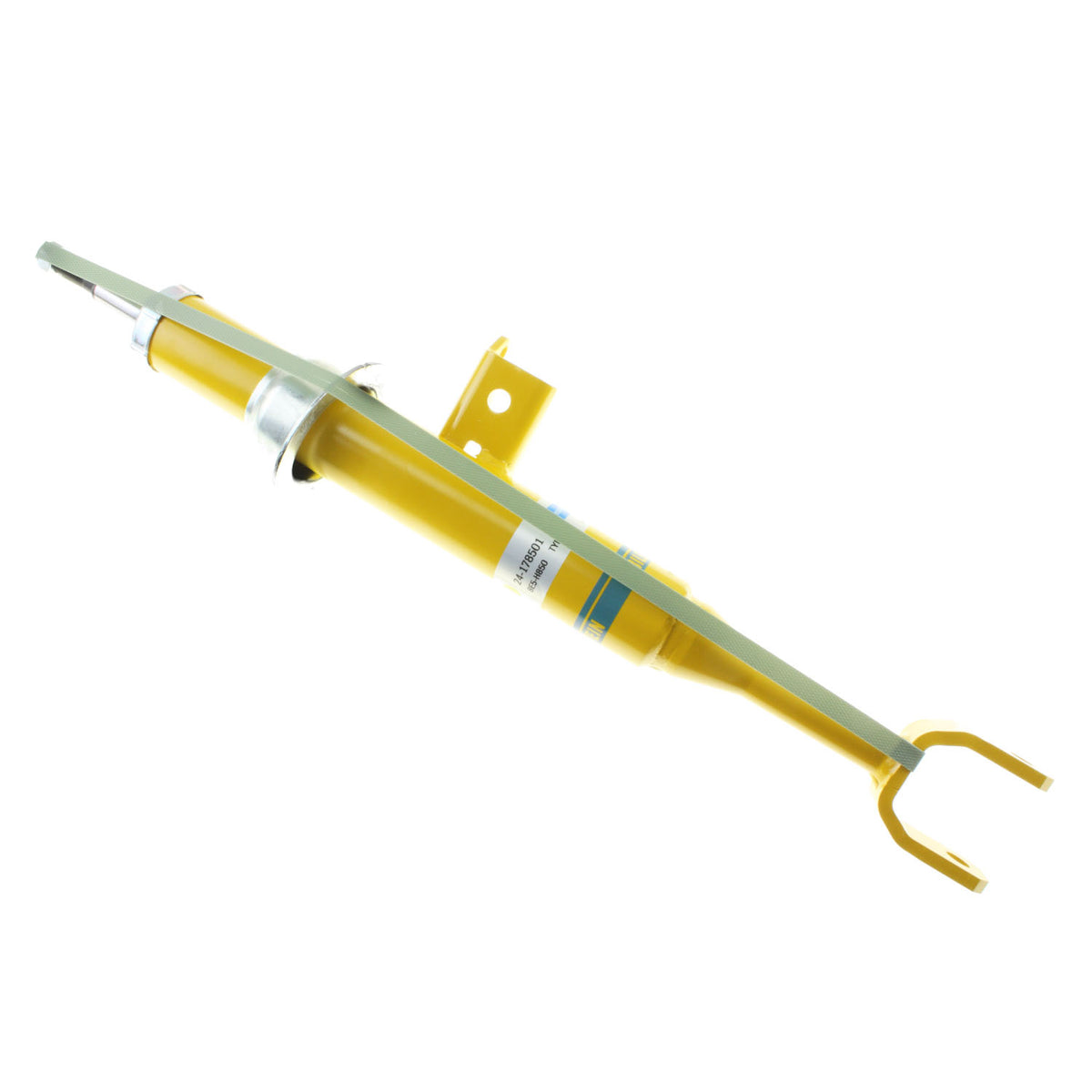 Suspension Shock Absorber Monotube Front Left BMW 528i 2016-2011 535d 2016-2014 Clevis Stem Yellow Paint B8 Performance Plus Bilstein