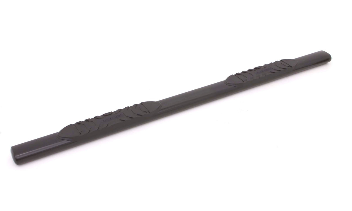 5 Inch Oval Straight Nerf Bars Black 2019-2026 Silverado/Sierra 1500/2500/3500 Crew Cab Lund