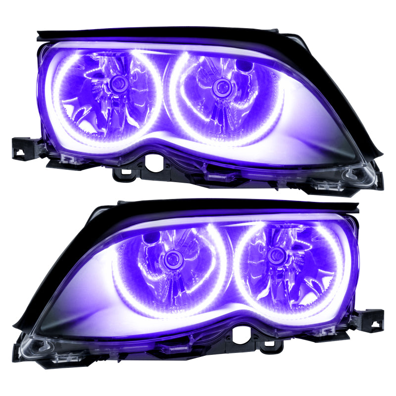 Oracle 02-05 BMW 3 Series SMD HL - Black - ColorSHIFT