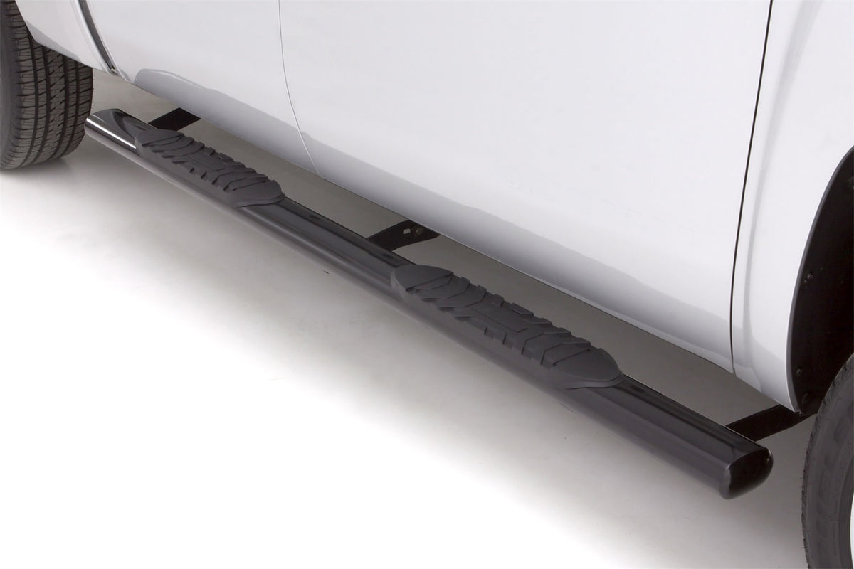 5 Inch Oval Straight Nerf Bars Black 2002-2009 Dodge Ram 1500/2500/3500 Quad Cab Lund