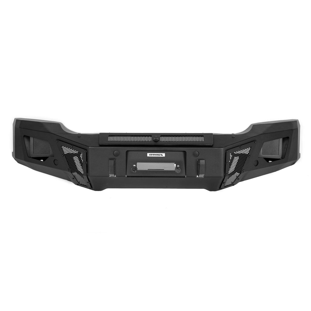 BR6 Front Bumper Replacement Textured Black 2019-2021 Silverado 1500 2022-2022 Silverado 1500 LTD Go Rhino