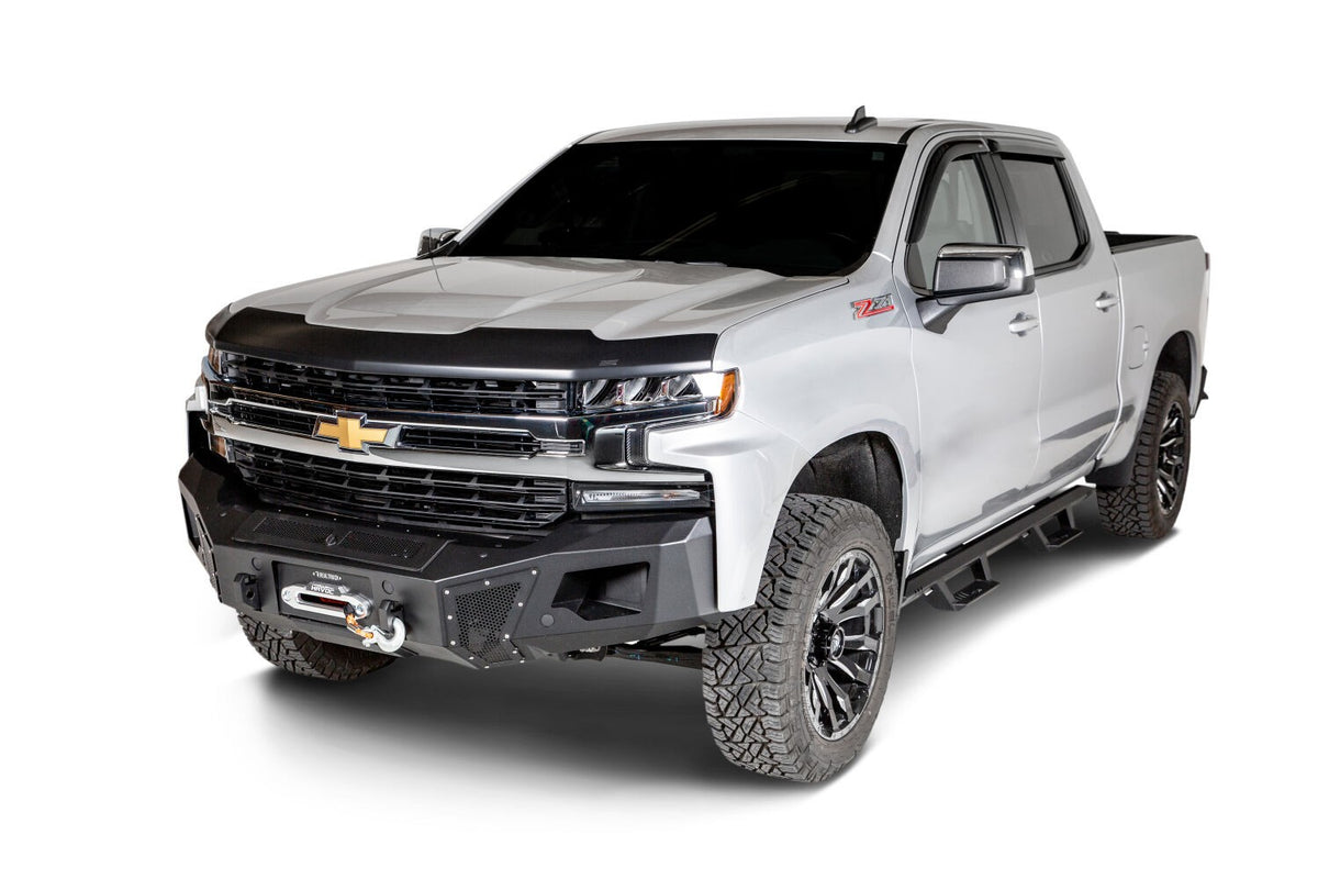 BR6 Front Bumper Replacement Textured Black 2019-2021 Silverado 1500 2022-2022 Silverado 1500 LTD Go Rhino