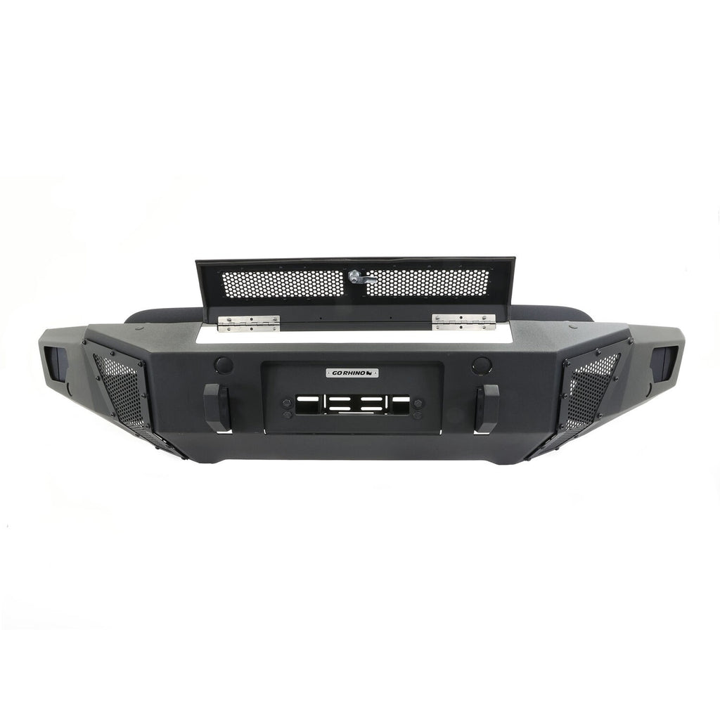 BR6 Winch Ready Front Bumper for Ford F 150 Textured Black 2021-2023 Ford F-150 Go Rhino