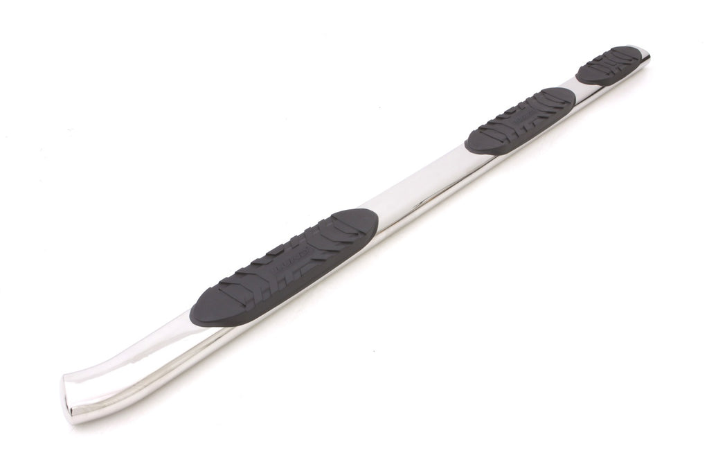 5 Inch Oval Wheel-To-Wheel Nerf Bars Polished Stainless 2007-2019 Silverado 1500/2500 HD Extended Cab 78.8 Bed Lund
