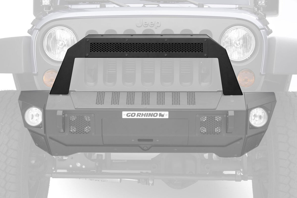Trailline 10 Light Mount Bar Textured Black 2011-2026 Jeep Wrangler JK/JL 2020-2025 Jeep Gladiator 2021-2025 Ford Bronco Go Rhino