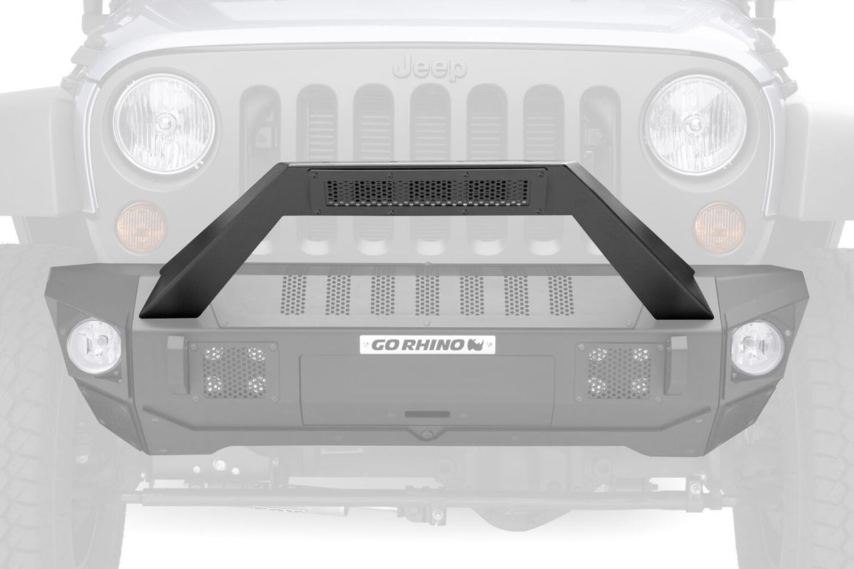 Trailline 30 Light Mount Bar Textured Black 2007-2026 Jeep Wrangler JK/JL 2020-2025 Jeep Gladiator Go Rhino