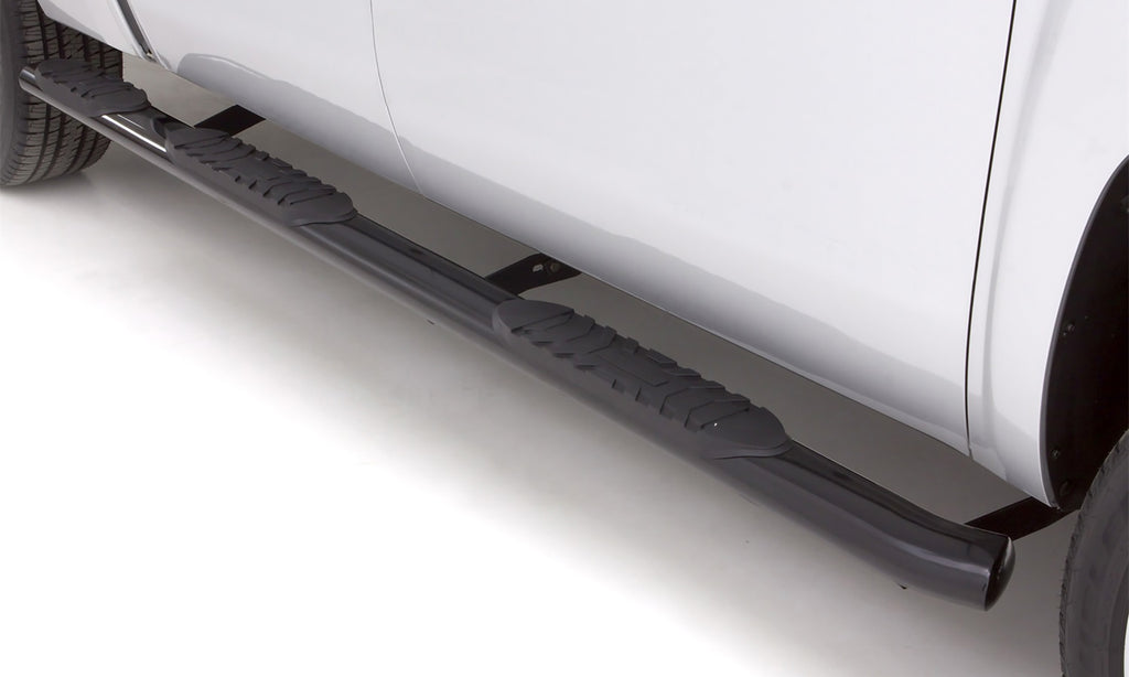 5 Inch Oval Wheel-To-Wheel Nerf Bars Black 2010-2025 Dodge Ram 2500/3500 Extended Cab 76.3 Bed Lund