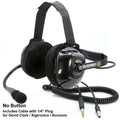 Rugged Radios FHS Behind-The-Head Fire Safety Industrial Headset With Mic On/Off Button / No Cable