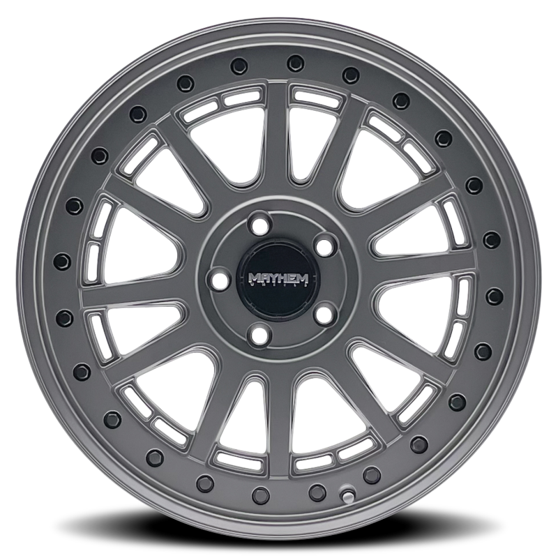 Mayhem 8305 Compass 15x7 / 5x100 BP / 15mm Offset / mm Hub Matte Gunmetal Wheel