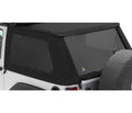 Bestop 07-18 Jeep Wrangler JK 2-Door Window Set (Premium Black Twill Fits Trektop 56922)