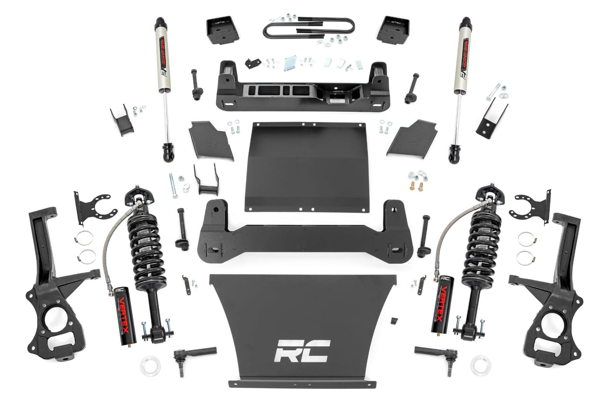 6 Inch Lift Kit Mono Leaf Rear Vertex/V2 GMC Sierra 1500 2WD/4WD (25-26) Rough Country