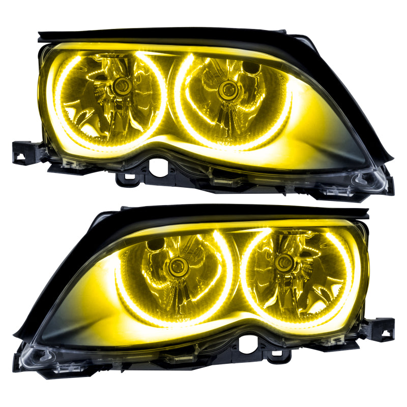 Oracle 02-05 BMW 3 Series SMD HL - Black - ColorSHIFT w/o Controller