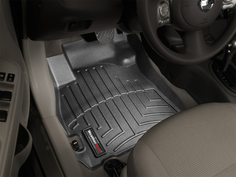WeatherTech 12+ Nissan Versa Front FloorLiner - Black